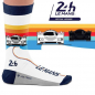 Preview: Socken im Design "24h von Le Mans" - Weiß